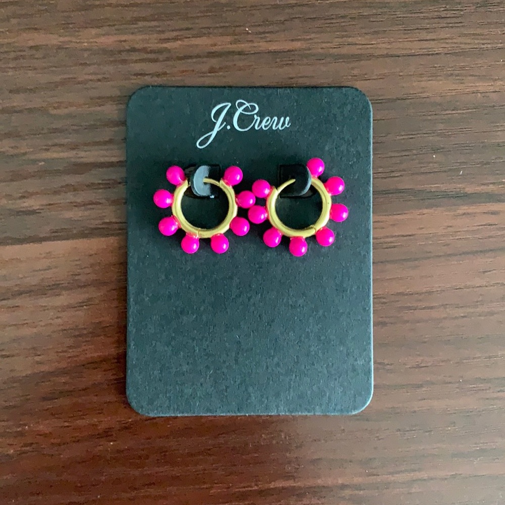 NWT J Crew Huggie hoop earrings